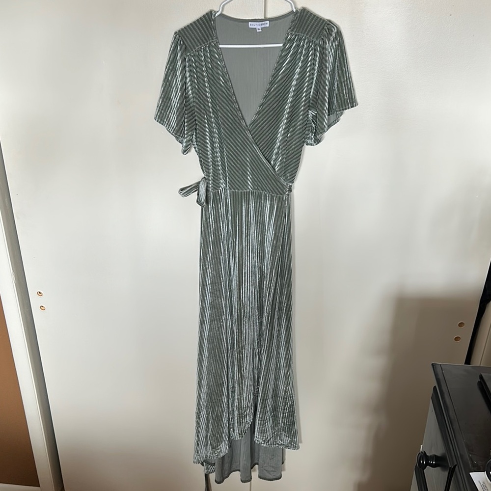 Baltic Born Eucalyptus Bridesmaid Wrap Dress